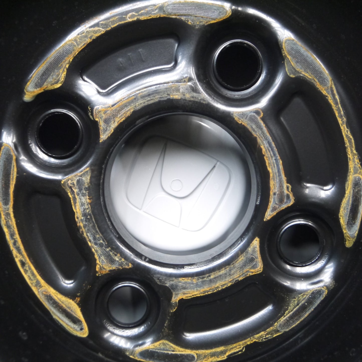*送料無料* 新車外し★ホンダ N-BOX 純正 スチール ホイール 14インチ 14×4.5J PCD100/4H★4041902Hホ