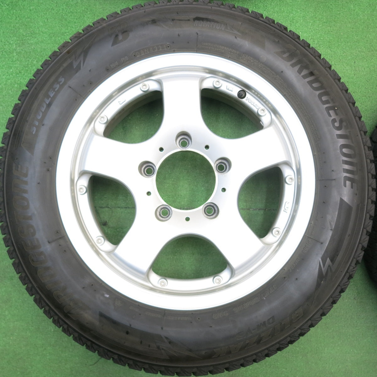 4本価格★スタッドレス 175/80R16 ブリヂストン ブリザック DM-V3 社外 アルミ 16インチ PCD139.7/5H★6022806HAス