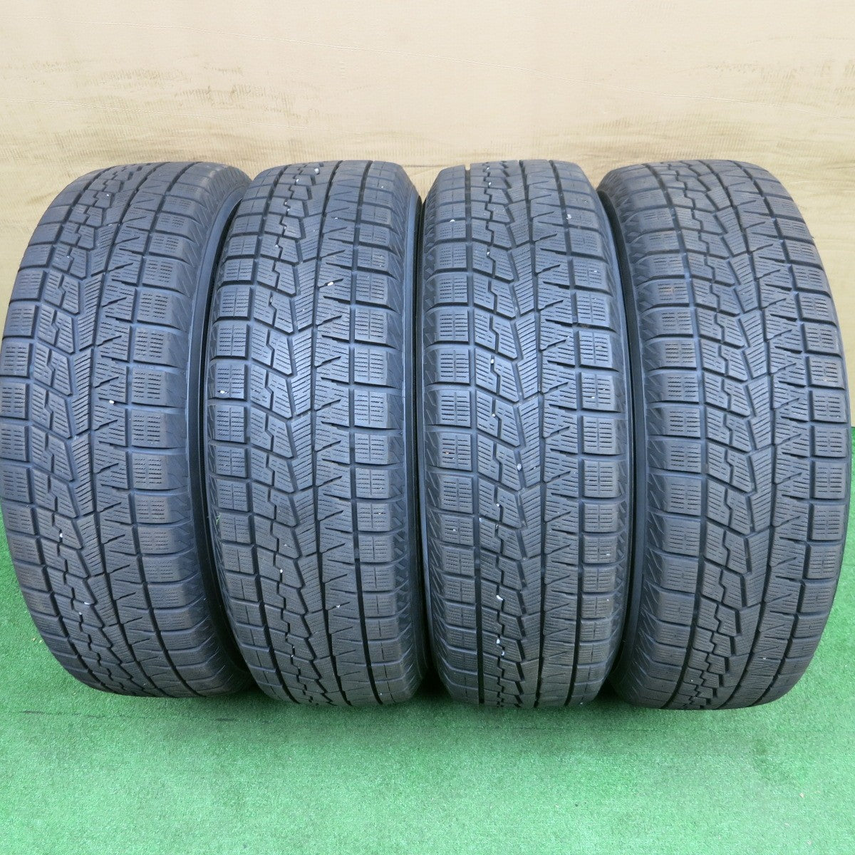 バリ溝！9.5分以上★ベンツ X247 GLBクラス 純正 215/60R18 スタッドレス ヨコハマ アイスガード iG70 18インチ PCD112/5H★6013102NKス