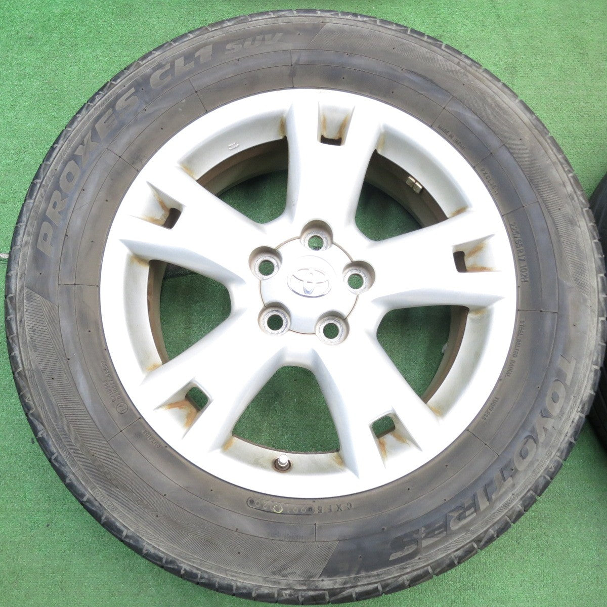 4本価格★トヨタ RAV4 純正 225/65R17 トーヨー プロクセス CL1 SUV 17インチ PCD114.3/5H★5062702AKノ
