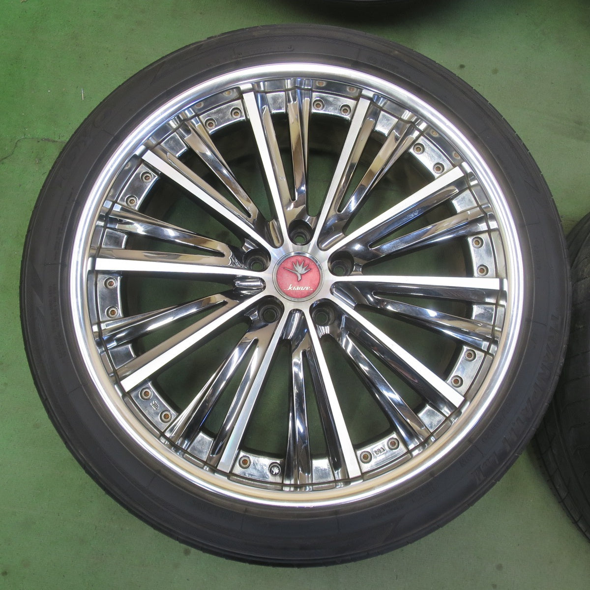 バリ溝！キレイ！9.5分★kranze MAGISS 245/40R20 トーヨー トランパス LuⅡ クレンツェ マジス 20インチ PCD114.3/5H★6051003IMノ