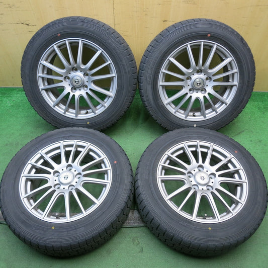 バリ溝！キレイ！9.5分★スタッドレス 205/60R16 ファルケン エスピア EPZ GMach 16インチ PCD114.3/5H★5092008HAス