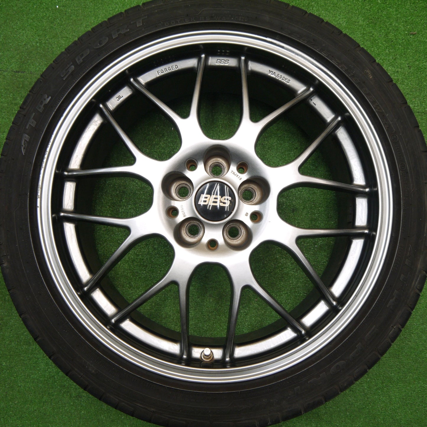 4本価格★プリウス インプレッサ 等 BBS RG-R RG747H 225/45R18 ATR SPORT ATR スポーツ 18インチ PCD100/5H★5103103Hノ