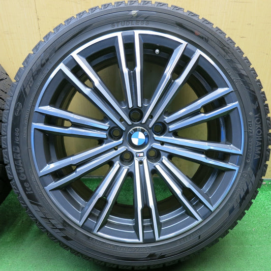 バリ溝！キレイ！9.5分◎BMW 3シリーズ G20 純正 225/45R18 255/40R18 スタッドレス ヨコハマ アイスガード iG60 18インチ PCD112/5H◎6100304HAス