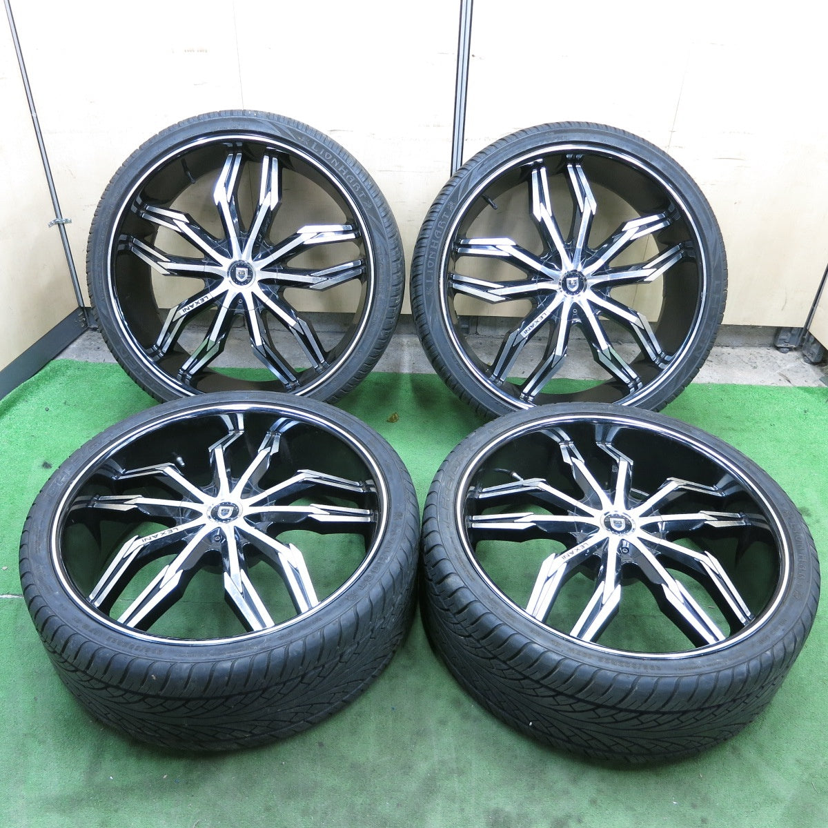 バリ溝！9.5分★LEXANI DW657 295/30R26 ライオンハート LH-TEN レクサーニ 26インチ PCD139.7/5H★5082301ナノ