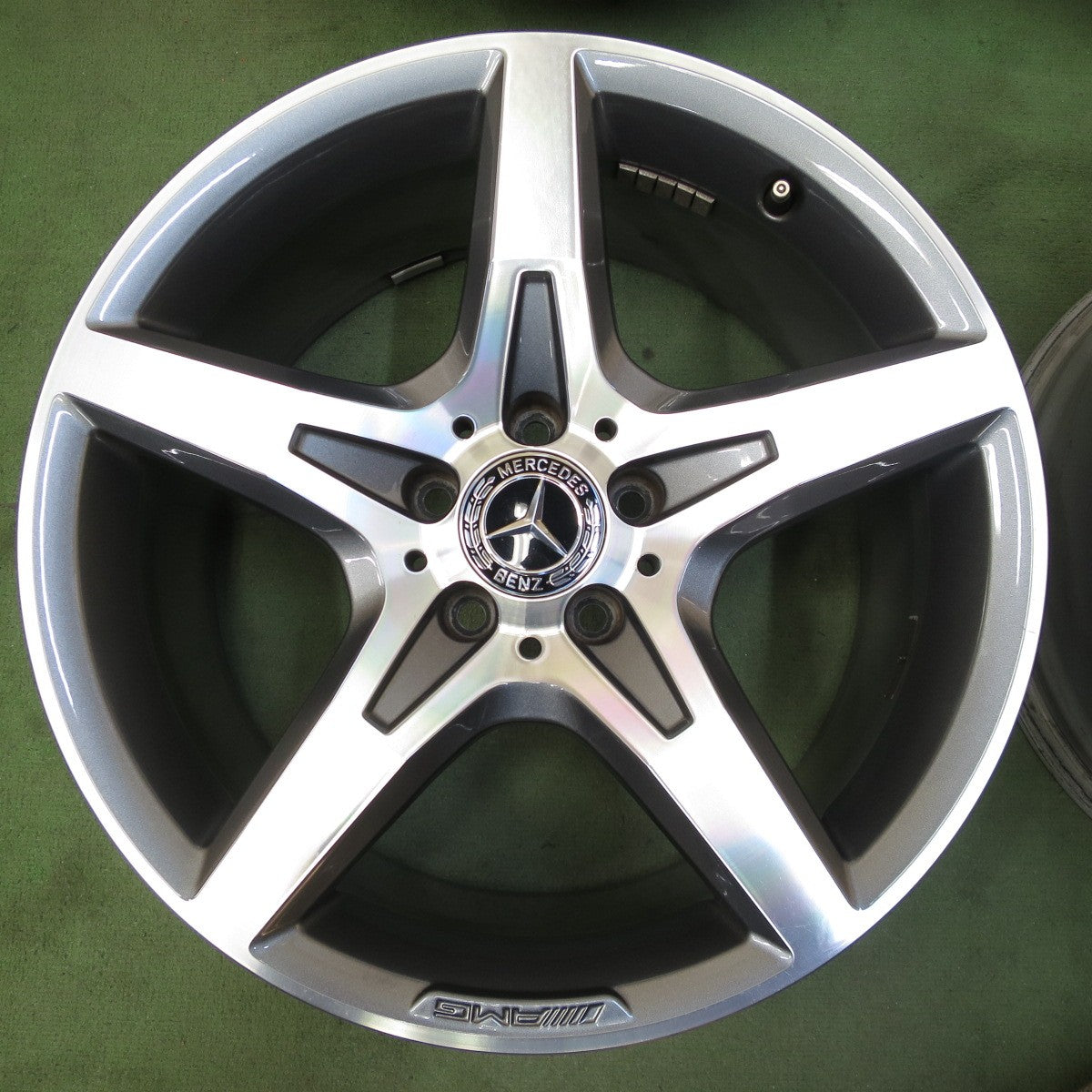 4本価格◎ベンツ SLK R172 純正 AMG ホイール 18インチ 18×7.5J 18×8.5J PCD112/5H◎6080502NGホ
