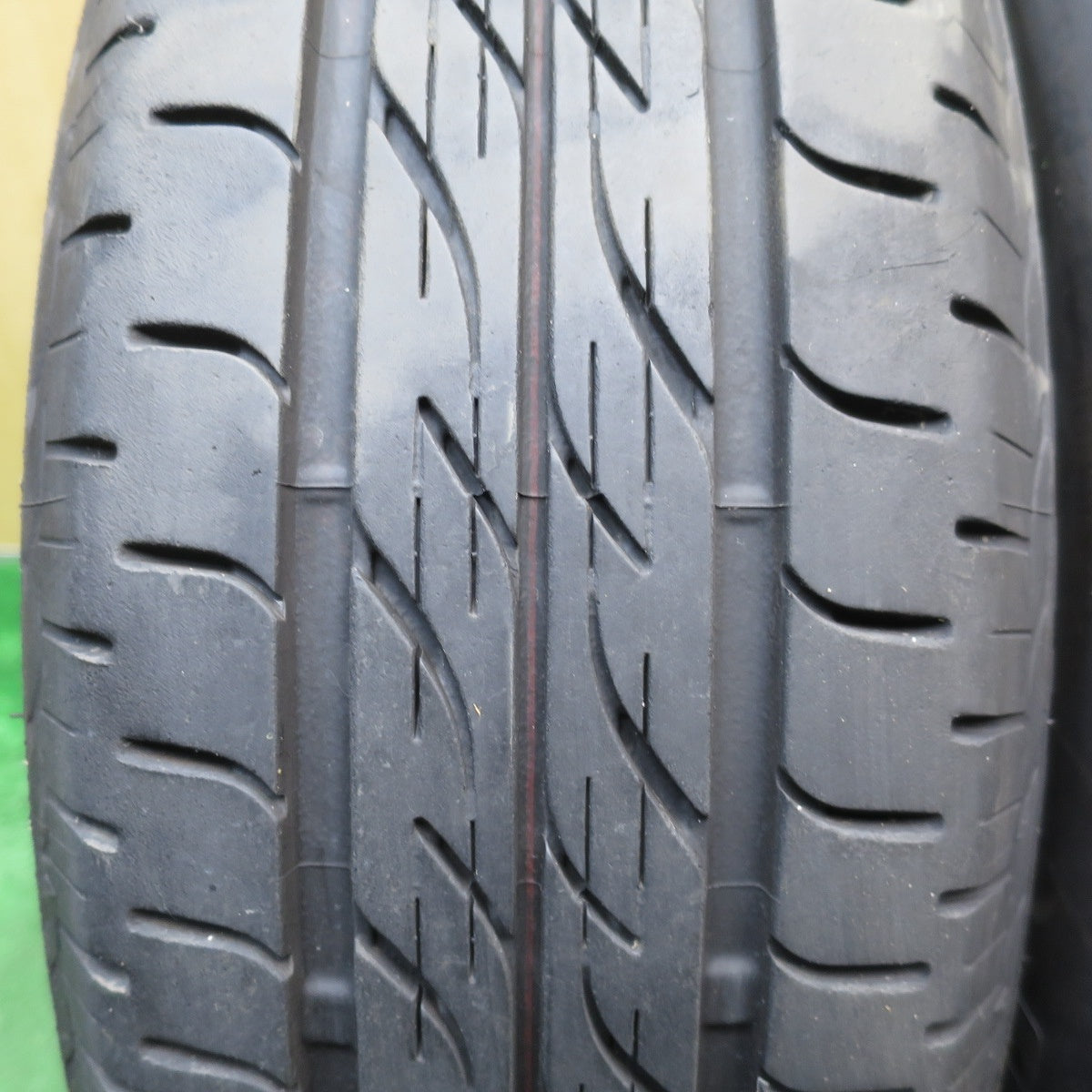 バリ溝！9.5分★ホンダ フィット 純正 175/65R15 ブリヂストン ネクストリー エコピア 15インチ FIT PCD100/4H★6032206NJノ