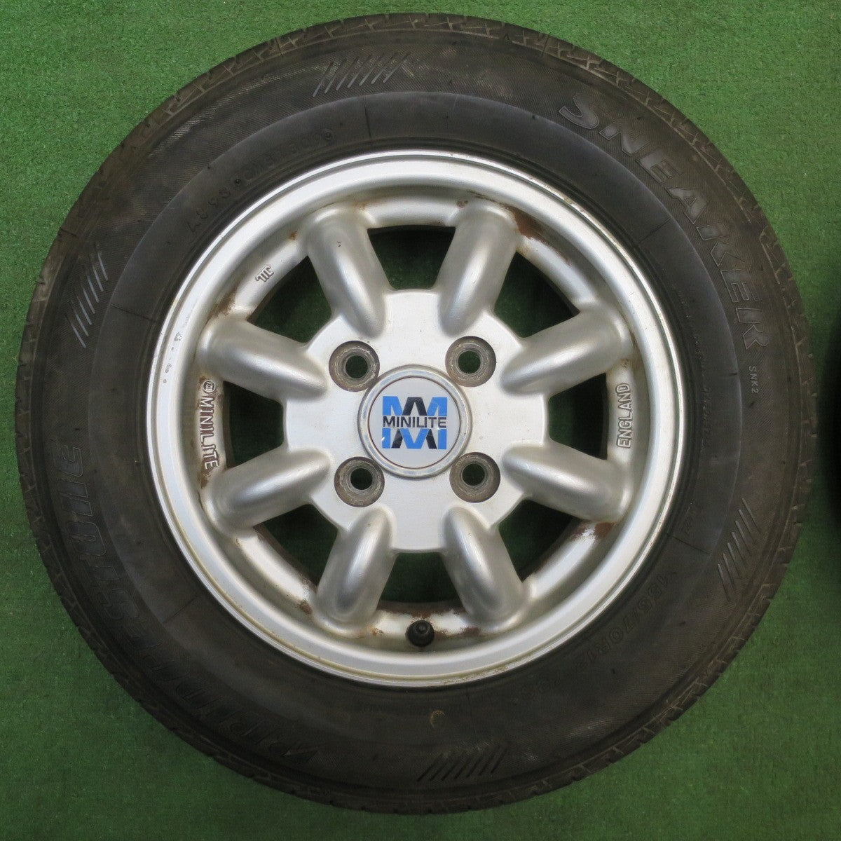 4本価格★MINILITE 155/70R12 ブリヂストン スニーカー SNK2 ミニライト 12インチ PCD100/4H★6032202NJノ