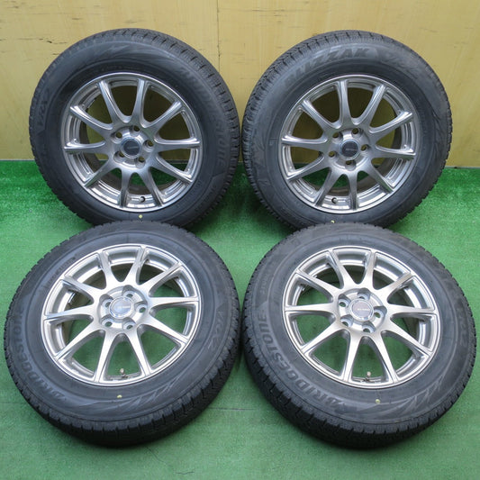キレイ！23年★シエンタ 等 185/65R15 スタッドレス ブリヂストン ブリザック VRX2 ECO FORME エコフォルム 15インチ PCD100/5H★6022501NJス