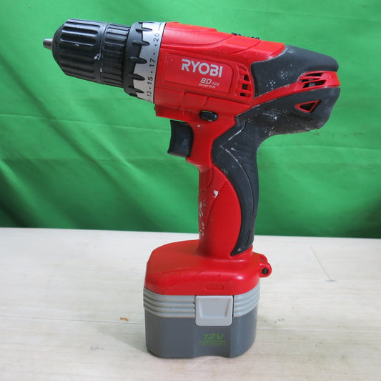 バッテリー2個☆RYOBI リョービ 充電式 ドライバドリル BD-122 10mm 正・逆両用 電動 工具 コードレス ドリル ドライバー 12V☆