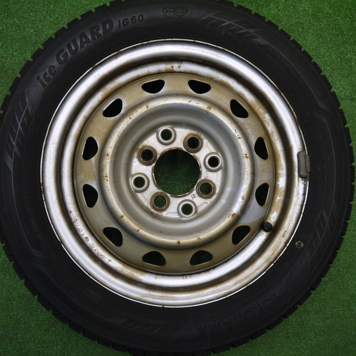 4本価格！22年★スタッドレス 155/65R14 ヨコハマ アイスガード iG60 スチール ホイール 14インチ PCD100/4H★5110401Hス