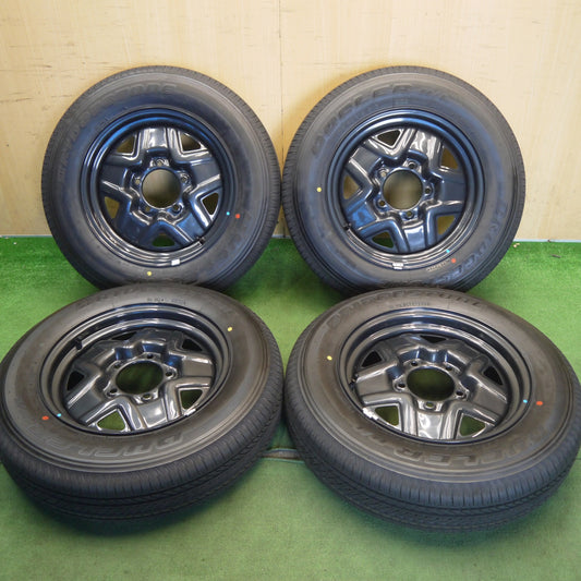 新車外し！26年◎スズキ JB64 W ジムニー 純正 スチール 175/80R16 ブリヂストン デューラー H/L 852 DUELER 16インチ PCD139.7/5H◎6072203Hノ