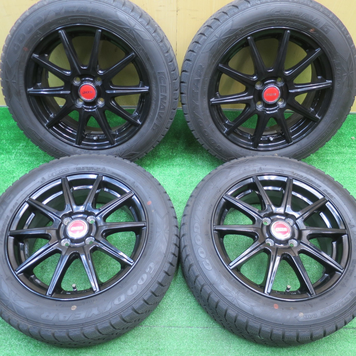 4本価格★スタッドレス 175/65R15 グッドイヤー アイスナビ6 D.O.S. DOS 15インチ PCD100/4H★5102102NJス