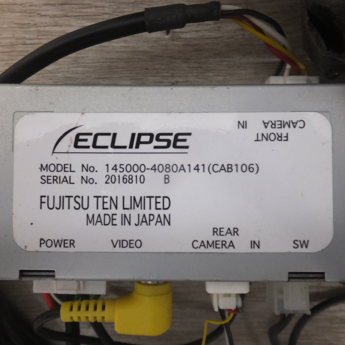 [送料無料] ★富士通テン イクリプス ECLIPSE メモリーナビゲーション AVN-G05[18]★
