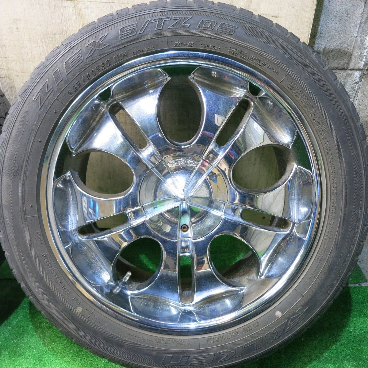 4本価格★ラングラー チェロキー等 265/50R20 ファルケン ZIEX S/TZ 05 ネクセン ROADIAN HP TYFUN 社外 アルミ 20インチ PCD127/6H マルチ★5050206HAノ