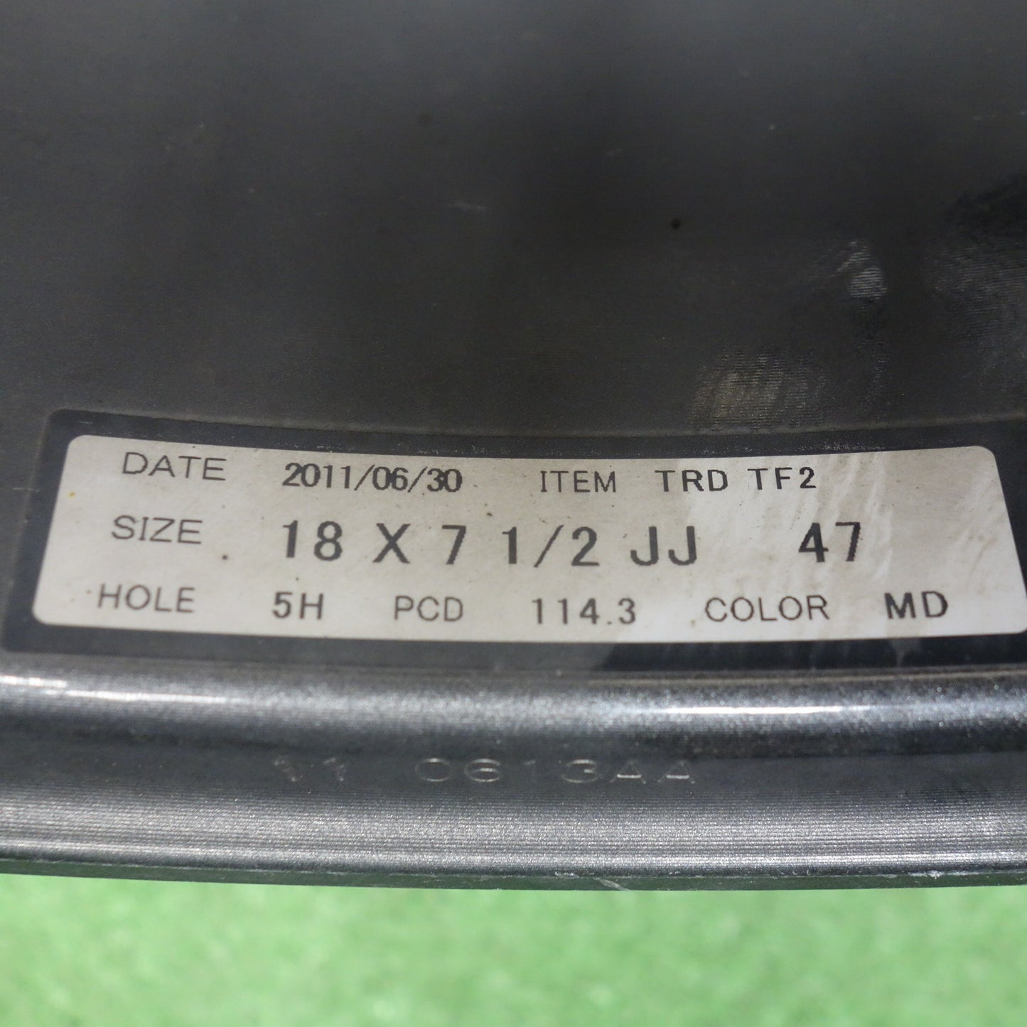 1本価格★RAYS TRD TF2 18インチ ホイール 18×7.5J レイズ PCD114.3/5H★6032203KTホ