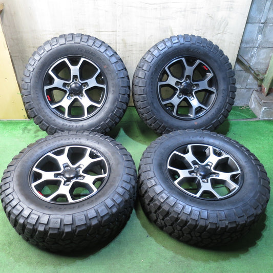 *送料無料* キレイ★ジープ ラングラーアンリミテッド ルビコン 純正 255/75R17 BFグッドリッチ Mud-Terrain T/A KM2 PCD127/5H★4031902クノ