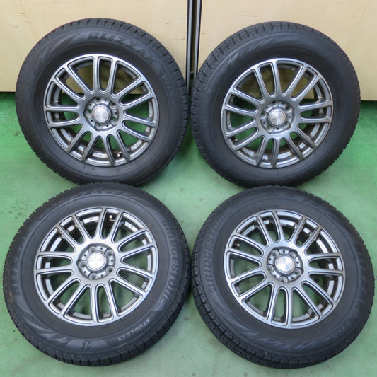 4本価格★プリウス 等 195/65R15 スタッドレス ブリヂストン ブリザック VRX2 E spider 社外 アルミ 15インチ PCD100/5H★6021707イス