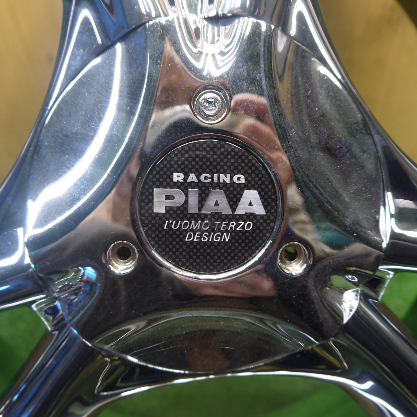 未使用！付属品付き★RACING PIAA L'UOMO TERZO DESIGN VALZZA 17インチ ホイール レーシング ピア 17×7.0JJ PCD100 114.3/5H マルチ★6030405Hホ