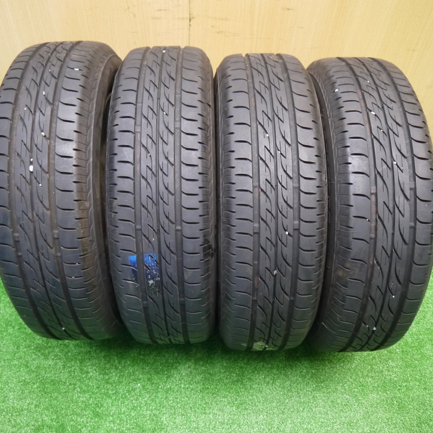 バリ溝！キレイ！ほぼ10分★155/65R13 ブリヂストン ネクストリー エコピア JOKER ジョーカー 13インチ PCD100/4H★5101502Hノ