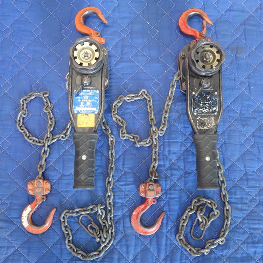 [送料無料] 2個まとめ売り☆象印 レバー ブロック 0.8t YII-80 レバー ホイスト 荷締機 荷締め機 ガッチャ☆