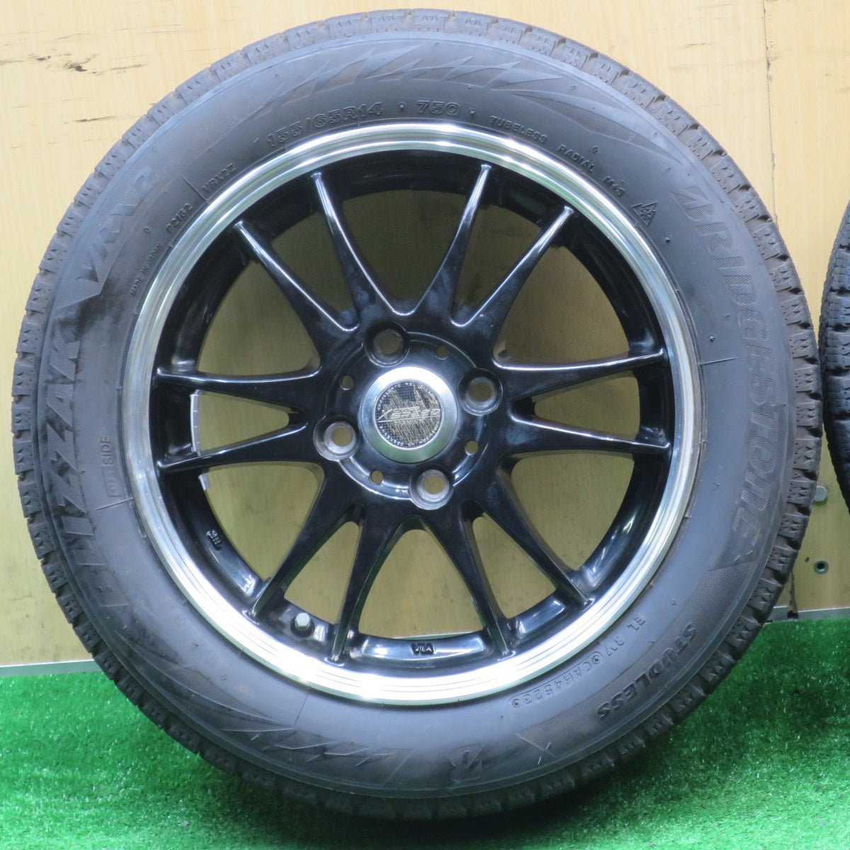 バリ溝！23年！8.5分★スタッドレス 155/65R14 ブリヂストン ブリザック VRX2 X CROSS SPEED PREMIUM クロススピード 14インチ PCD100/4H★5111102NJス