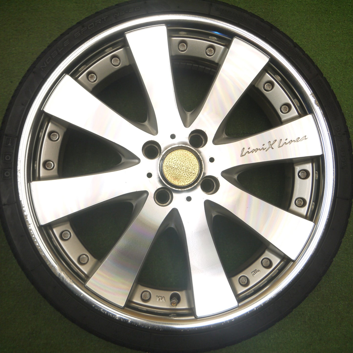 [送料無料] バリ溝！8.5分★165/40R17 ナンカン NOBLE SPORT NS-20 LimiX LINEA LL-02 リミックスリネア 17インチ PCD100/4H★5021001Hノ