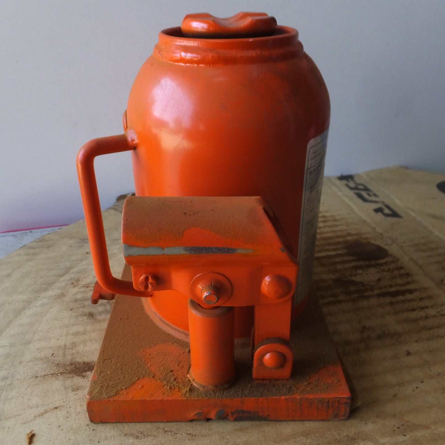 [送料無料] ◆マサダ 油圧ジャッキ HPD-10-2 工具 10TON 10ton 10トン 10000kg 油圧式 オイル だるま ダルマ 車載 自動車 点検 整備(6)◆