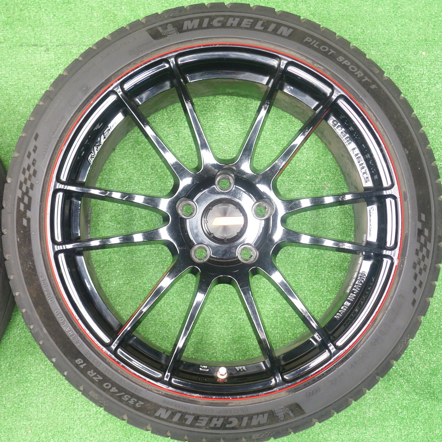 4本価格！22年★RAYS gram LIGHTS GL-57XTREME 235/40R18 ミシュラン パイロット スポーツ5 レイズ グラムライツ 18インチ PCD114.3/5H★5122101KTノ