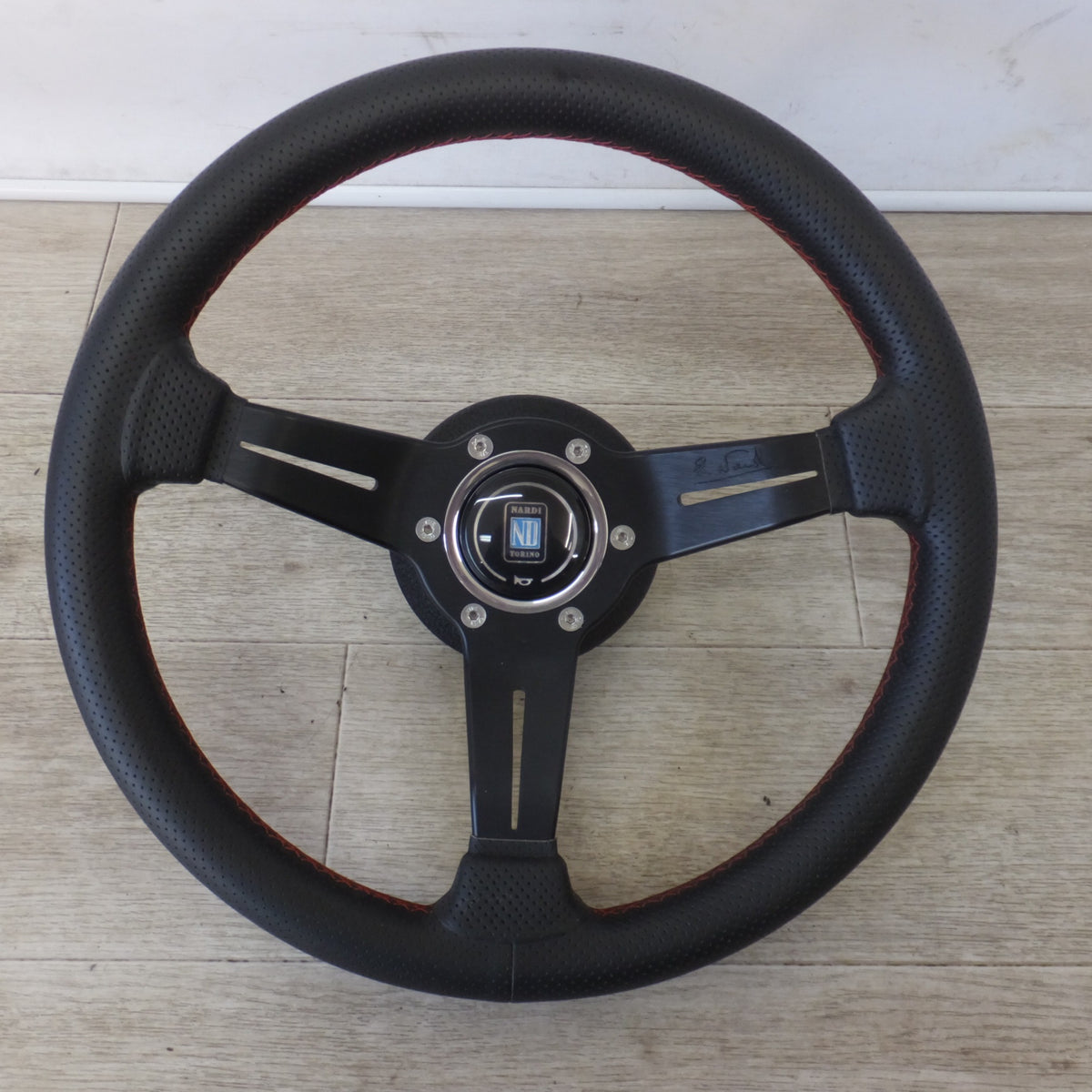 ★ナルディトリノ NARDI TORINO ステアリング 形式 不明　マツダ ND ロードスター RS ND5RC 2016年式 着用品★