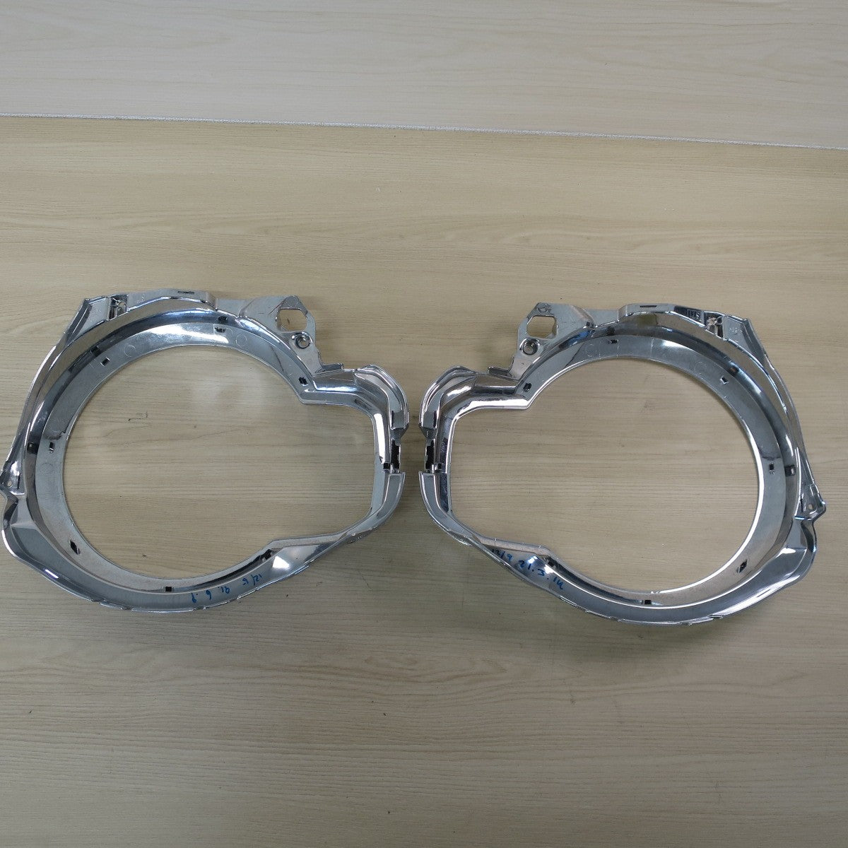 2点セット♪スズキ ハスラー MR52S MR92S 純正 ヘッドライト ガーニッシュ メッキ カー パーツ♪