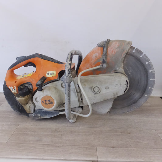[送料無料] 岐阜発★スチール STIHL エンジンカットオフソー TS410　切断ディスク径	300mm　最大切込み深さ 100mm★