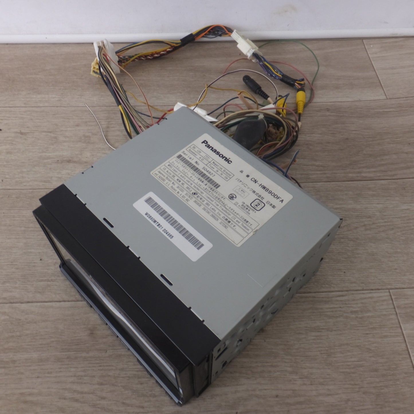 [送料無料] ★パナソニック製 スバル 純正 HDDカーナビステーション Strada CN-HW890DFA CN-HW890D[6]★