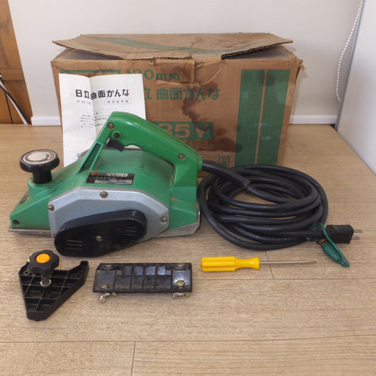 [送料無料] ★日立 HITACHI 120mm 曲面かんな P35Y　100V 50/60Hz 1040W 11A 16000rpm★