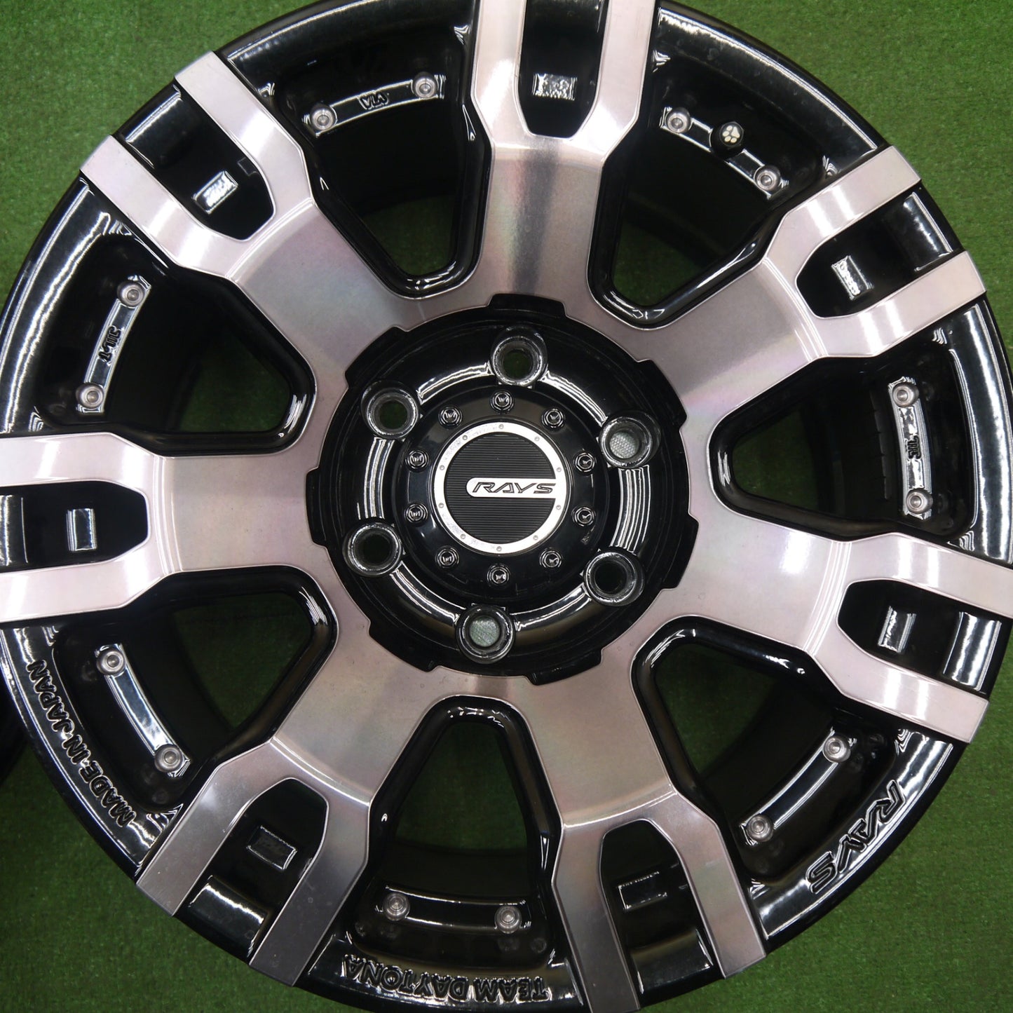 キレイ★RAYS DAYTONA FDX-F7S 17インチ ホイール レイズ デイトナ 17×8J PCD139.7/6H★6010608Hホ