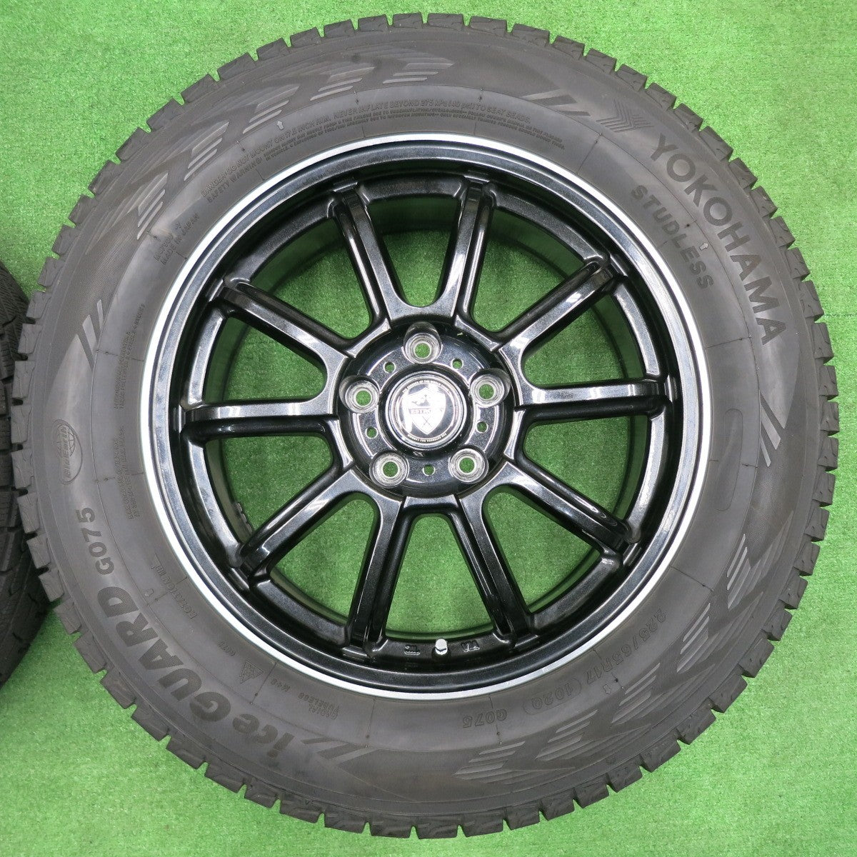 [送料無料] バリ溝！20年！キレイ！9分★スタッドレス 225/65R17 ヨコハマ アイスガード G075 ESTROSA エステローザ 17インチ PCD114.3/5H★4110903NJス