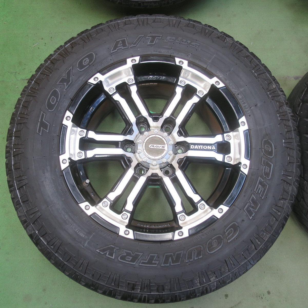 キレイ★RAYS DAYTONA FDX 265/65R17 トーヨー A/T プラス オープン カントリー レイズ デイトナ 17インチ PCD139.7/6H★6052704イノ