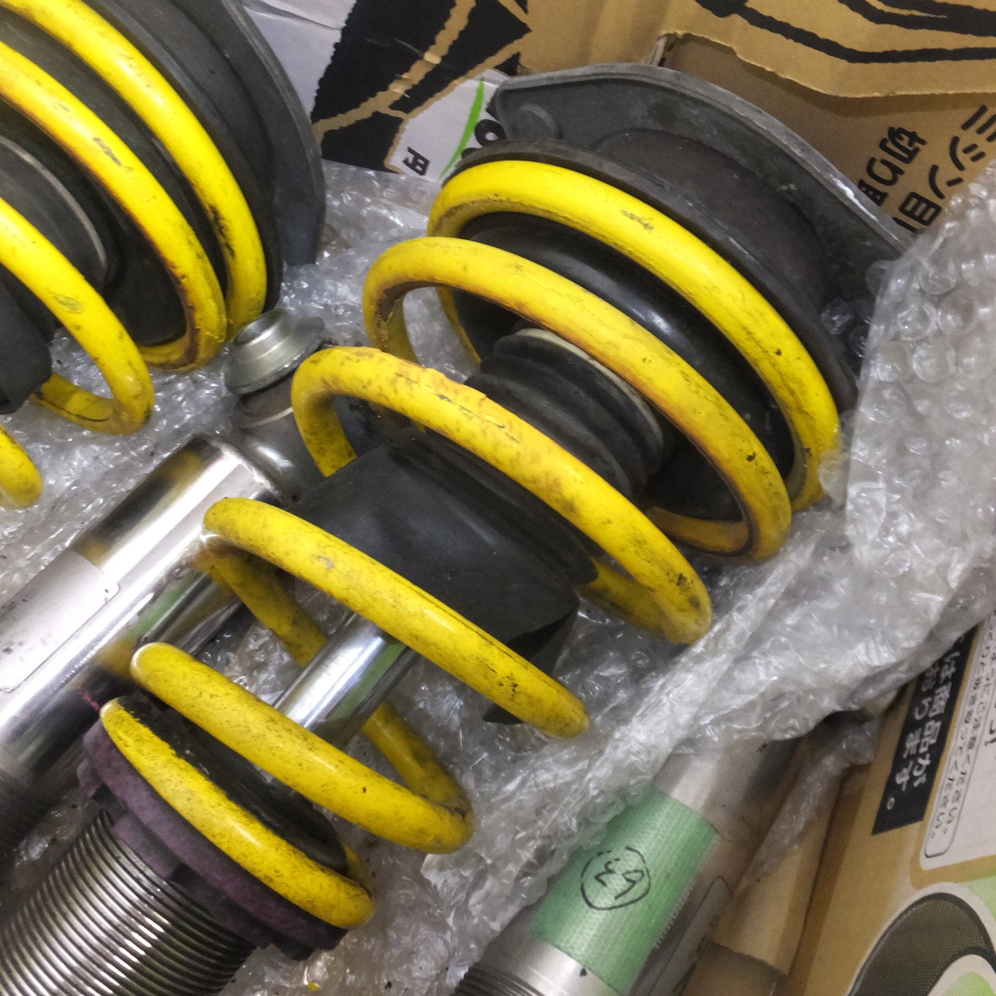[送料無料] 岐阜発 ジャンク★KW ミニ XN20系 車高調 一式 セット　200 1021L　200 1021R　200 1121　サスペンション★