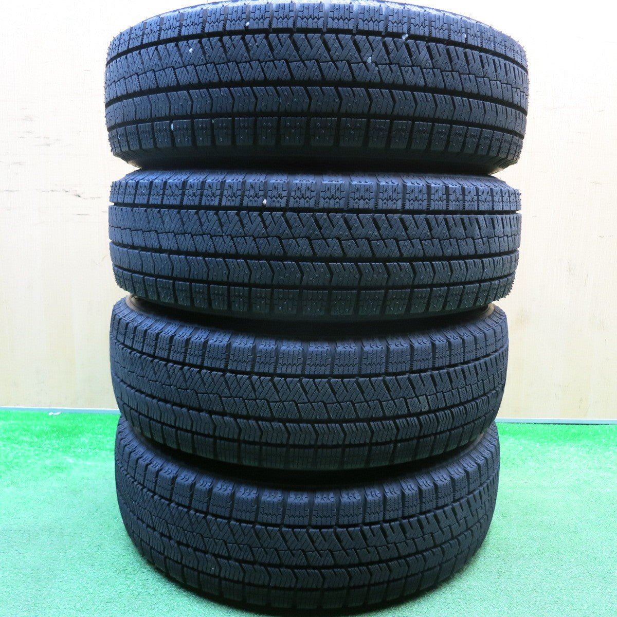 バリ溝！24年！キレイ！ほぼ10分★スタッドレス 175/65R15 ブリヂストン ブリザック VRX2 WAREN ヴァーレン 15インチ PCD100/4H★5120613HAス