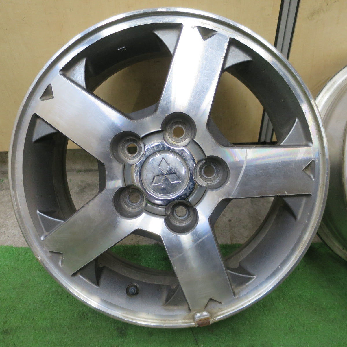 4本価格★三菱 パジェロ ミニ 純正 ホイール 15インチ 15×5.5JJ PCD114.3/5H★6052503NGホ