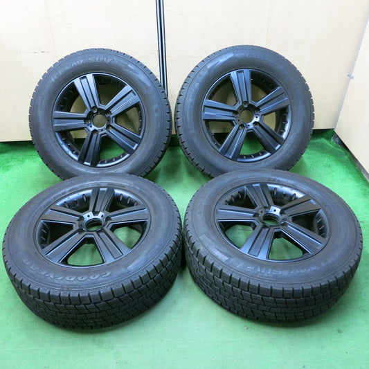 [送料無料] バリ溝！キレイ！9.5分★ベンツ ゲレンデ 等 Euro Premium 265/60R18 スタッドレス グッドイヤー アイスナビ SUV ユーロプレミアム PCD130/5H★4091601ナス