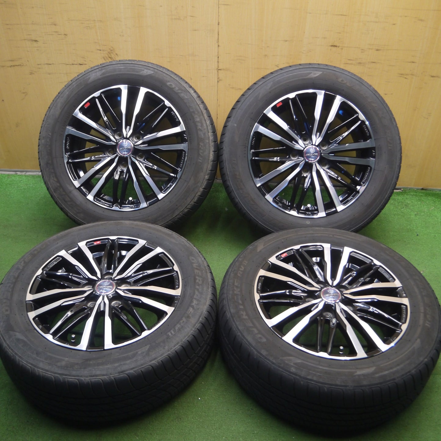 *送料無料* バリ溝！22年！9分★SMACK AME ENKEI 205/60R16 オーバーテイク RV2 スマック エンケイ 16インチ PCD114.3/5H★4032703Hノ