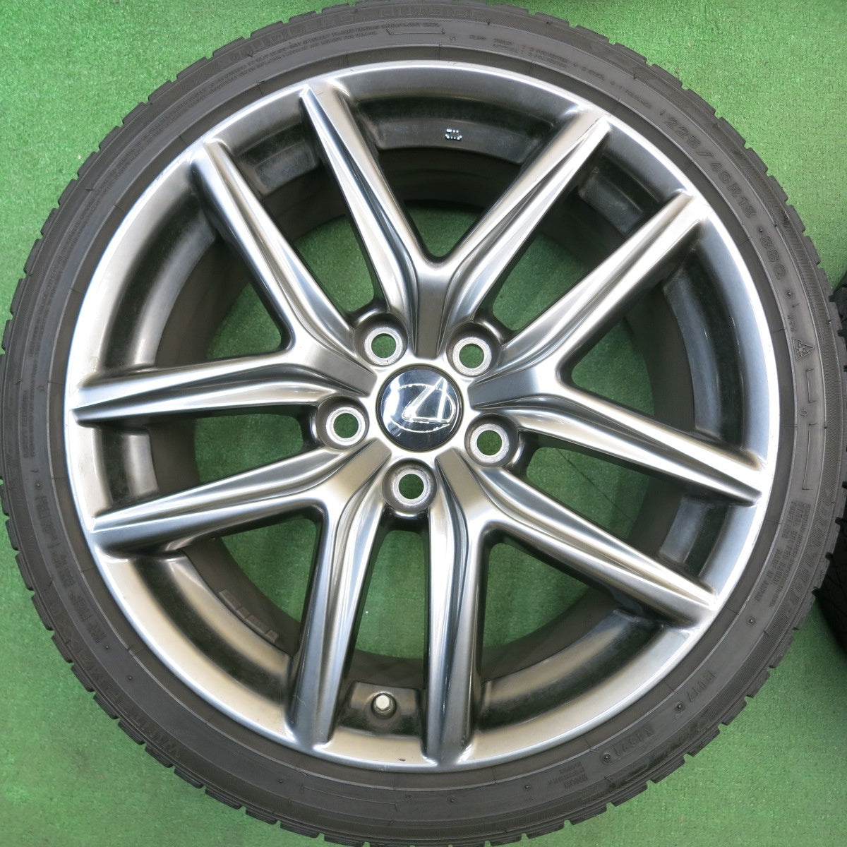 センサー付★レクサス IS Fスポーツ 純正 255/35R18 スタッドレス ダンロップ ウインターマックス 03 18インチ PCD114.3/5H★6022310HAス