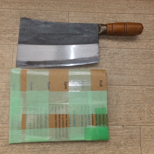 [送料無料] ★陳枝記 中華包丁 刃渡 約 200mm　 油麻地 上海街 三壹六★