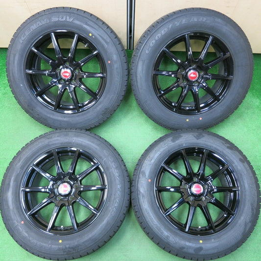 バリ溝！キレイ！9.5分★スタッドレス 225/65R17 グッドイヤー アイスナビ SUV D.O.S. DOS 17インチ PCD114.3/5H★4021709イス