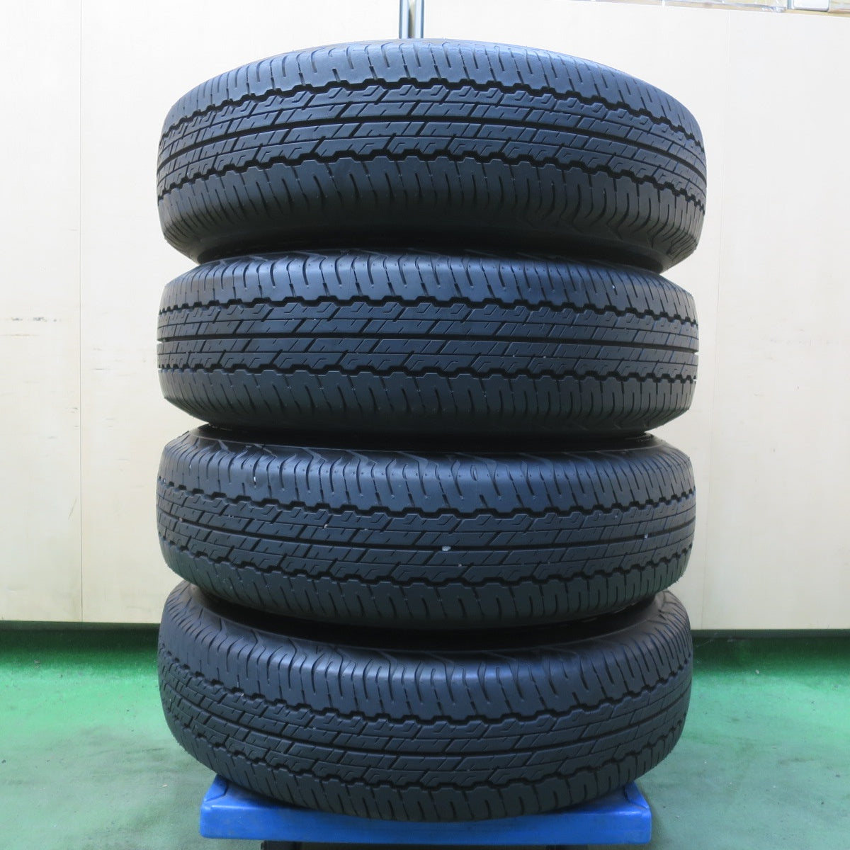 ほぼ新車外し！23年◎スズキ JB74W ジムニー シエラ 純正 195/80R15 ダンロップ AT20 グラントレック 15インチ PCD139.7/5H◎6070101イノ