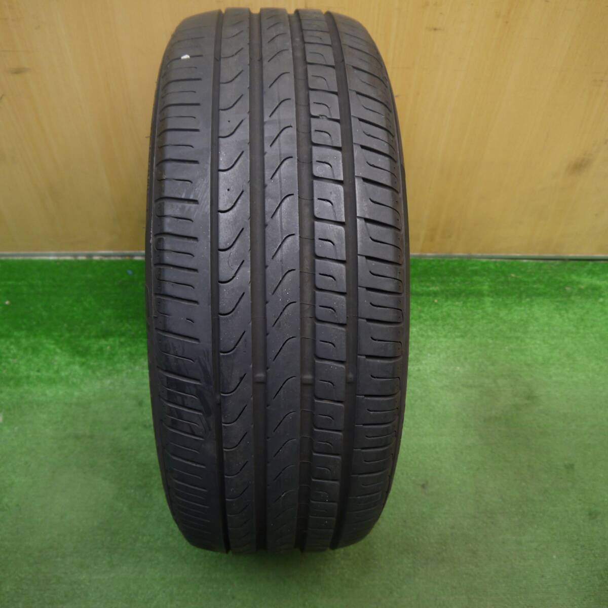バリ溝 21年 8.5分 1本★225/50R17 ピレリ Cinturato P7 ランフラット 17インチ BMW マークX アコード レガシィ等★5032506Hノタ