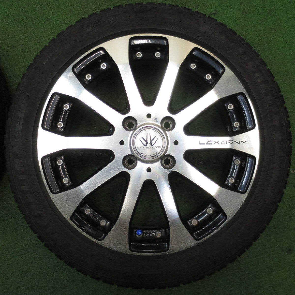 バリ溝！22年！8.5分★LOXARNY OCTDEC 165/55R15 ミシュラン エナジーセイバー4 ロクサーニ オクトデック 15インチ 軽サイズ PCD100/4H★5081301NJノ