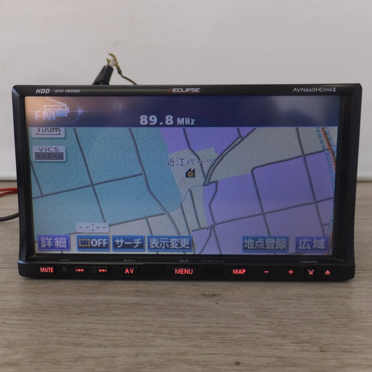 [送料無料] ★富士通テン イクリプス ECLIPSE HDDナビゲーション AVN660HDmkII(19)★