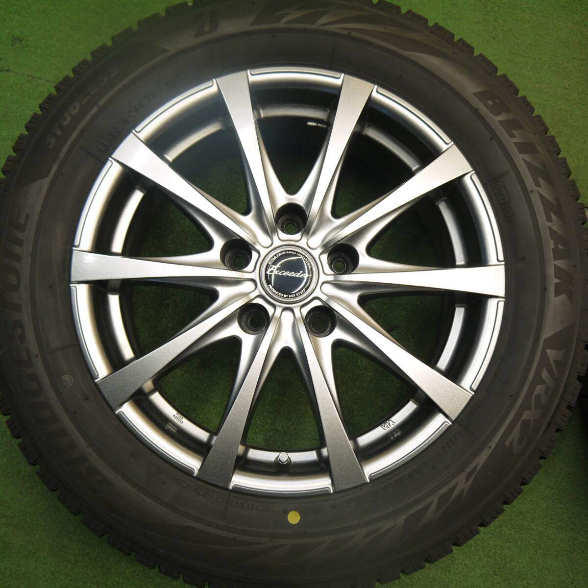 バリ溝！23年！キレイ！9.5分★スタッドレス 205/60R16 ブリヂストン ブリザック VRX2 Exceeder エクシーダー 16インチ PCD114.3/5H★5032405Hス